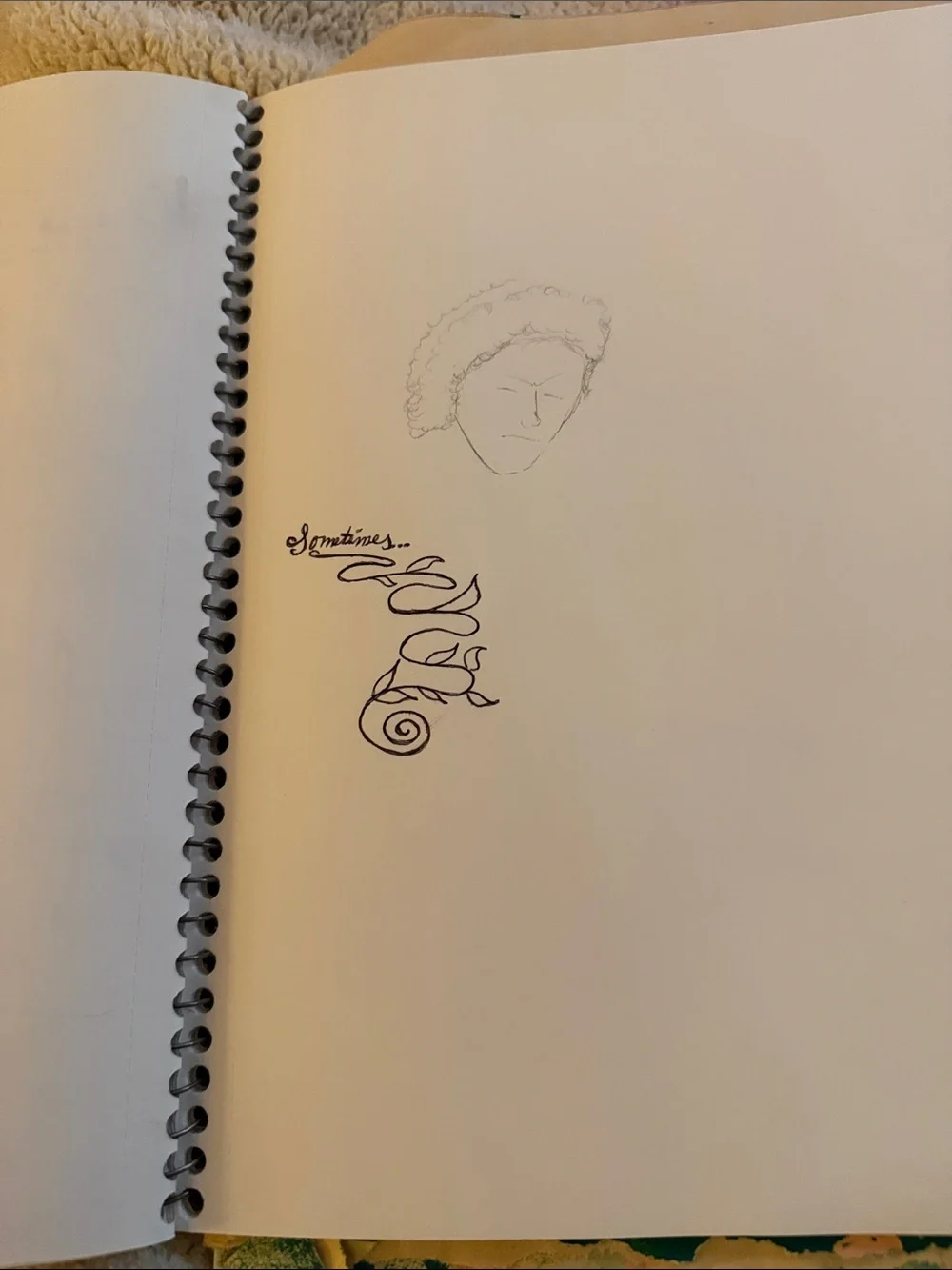 Sketch Diary Impressions Spiral Sketchbook - White